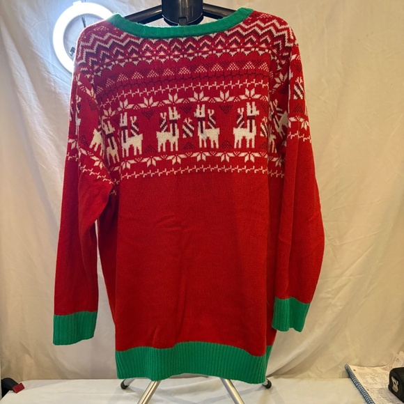 Holiday Hype Llama Sweater Womens Size 3XL Winter Holiday Christmas Ugly Fuzzy - Picture 5 of 9